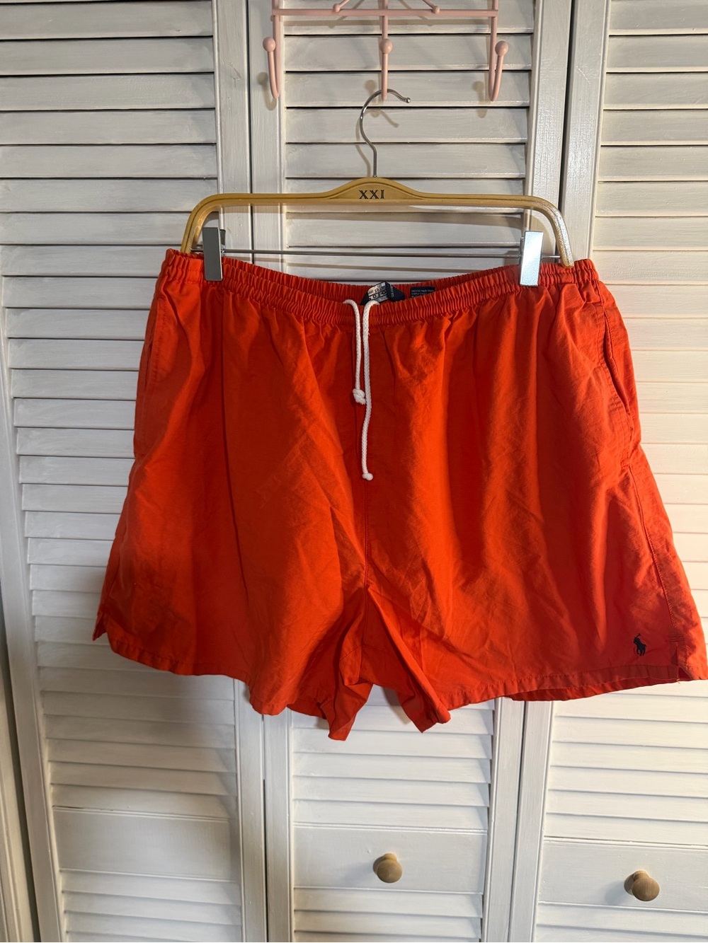 Polo by Ralph Lauren Orange Men's Swim Trunks
